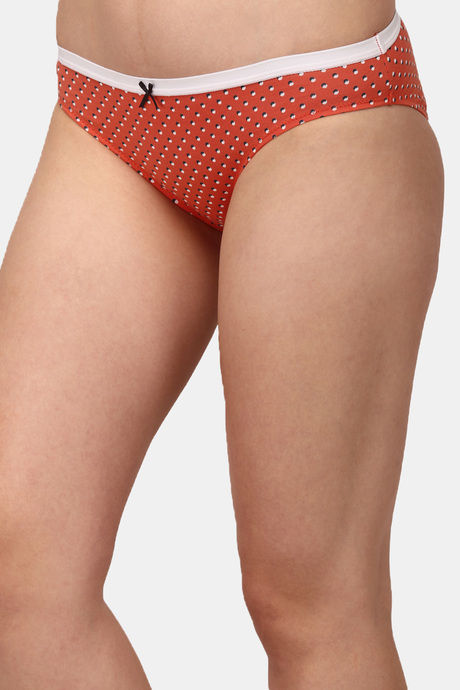 Soie Medium Rise Half Coverage Bikini Panty (Pack of 6) - Multicolor — image 24